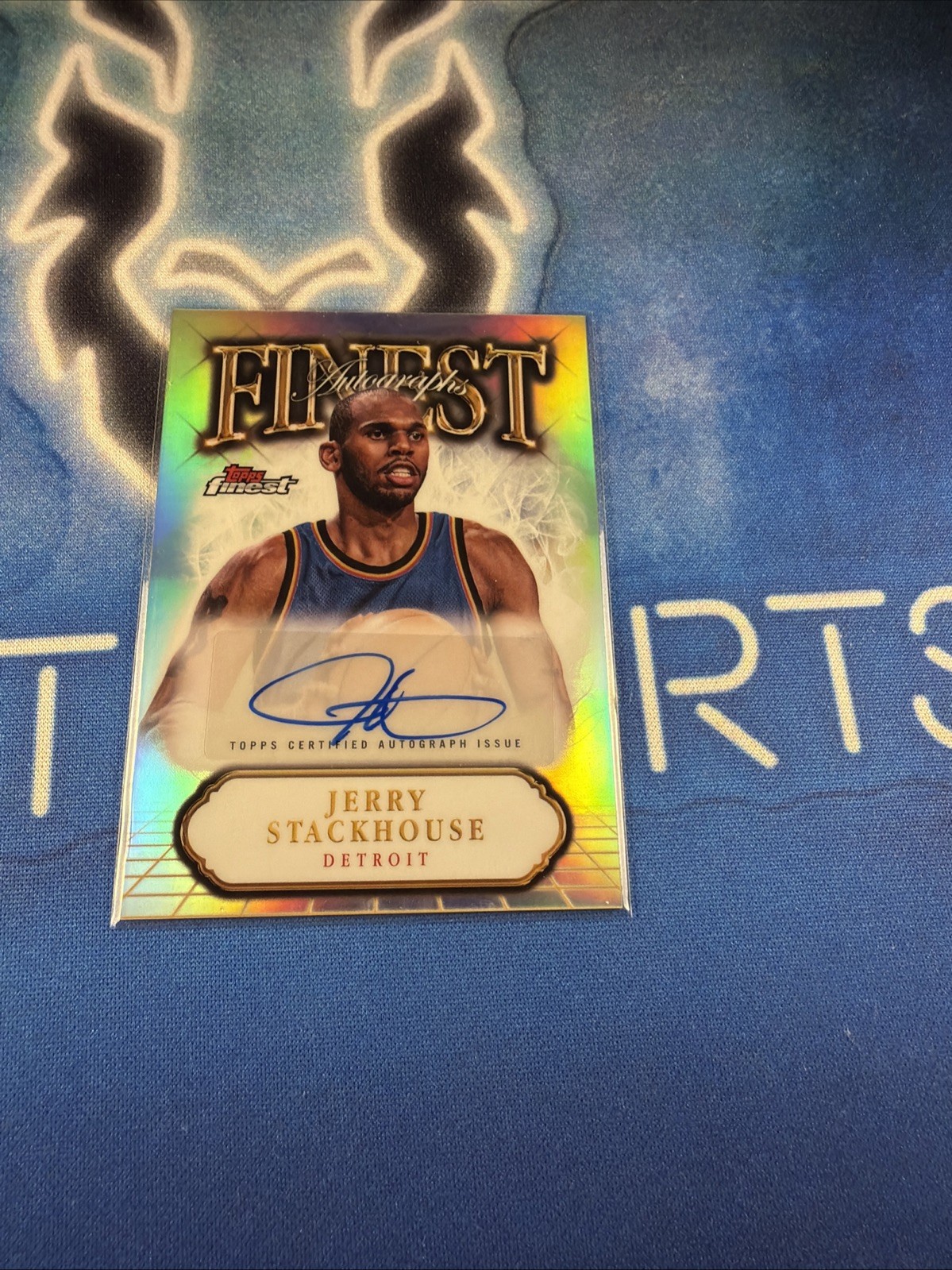 Jerry Stackhouse 2024-25 Topps Finest Autographs Refractor Parallel #FA-JST Auto Jerry Stackhouse 2024-25 Topps Finest Autographs Refractor Parallel #FA-JST Auto