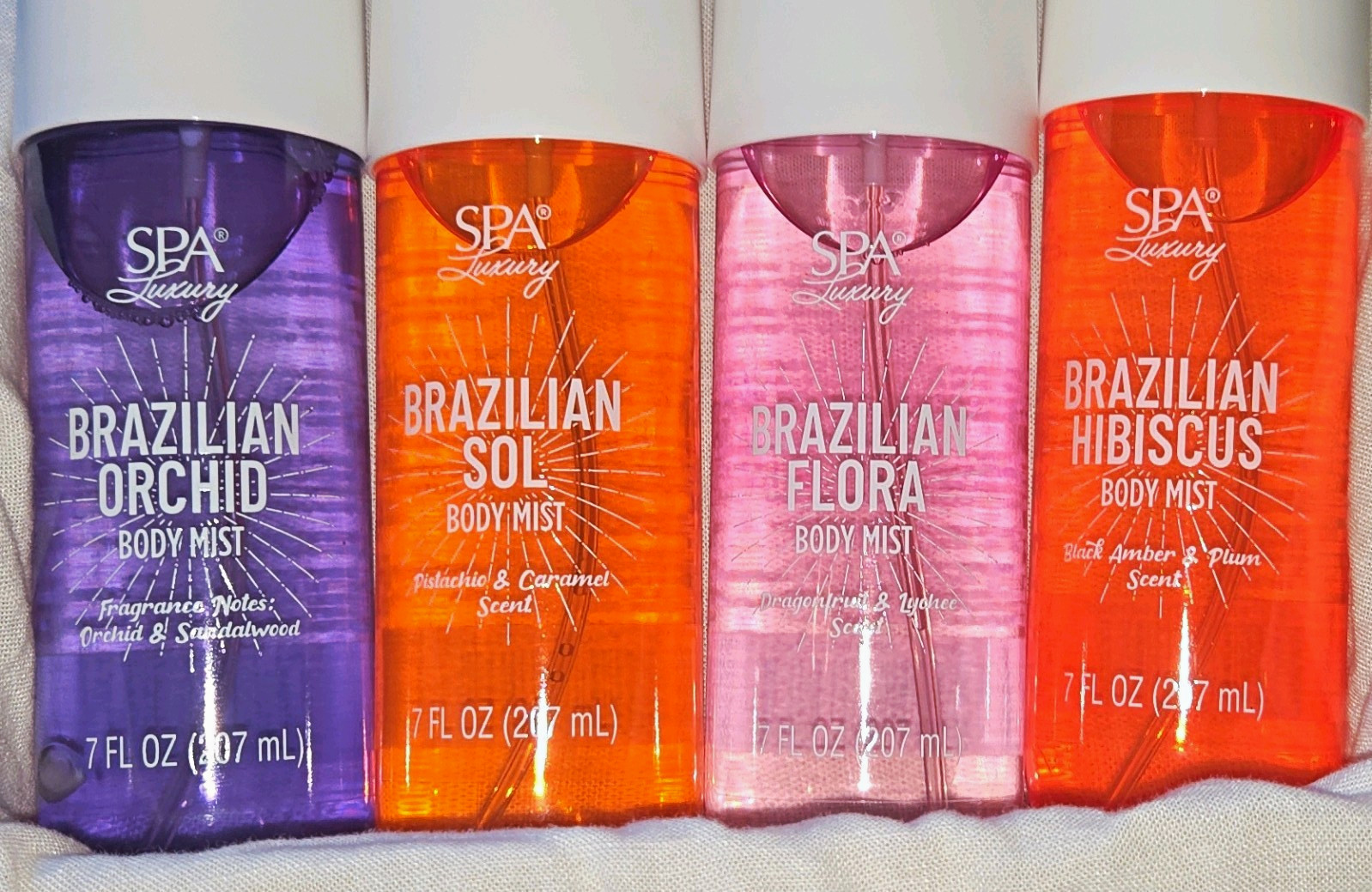 4X SPA Luxury Brazilian Body Mist 7 fl oz (207 mL) All The Scents 4X SPA Luxury Brazilian Body Mist 7 fl oz (207 mL) All The Scents