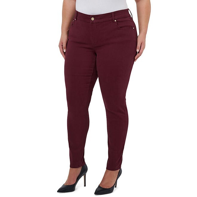 Seven7 Women\'s Tummyless Skinny Jean Size 10 Port Royale