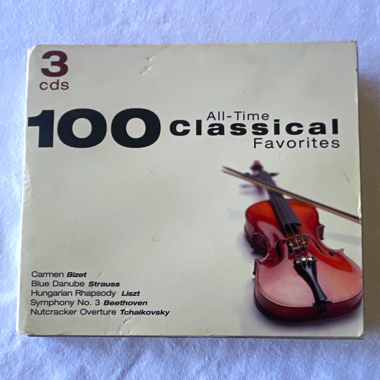 Madacy 100 All Time Classical Favorites 3 CD Compilation Jewel Case Gold 2004 Madacy 100 All Time Classical Favorites 3 CD Compilation Jewel Case Gold 2004