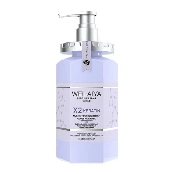WEILAIYA X2 Keratin Multi Effect Repair High Gloss Hair Mask 450mL+US SELLER
