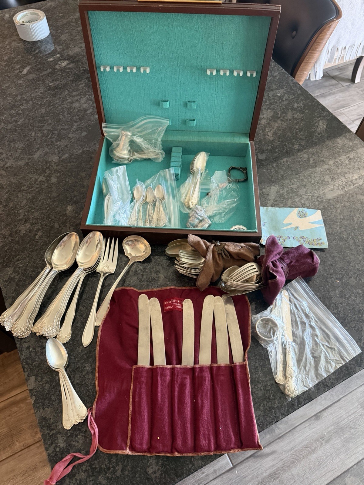 Vintage Sterling Silver Set - 93 Pieces 76 ounces