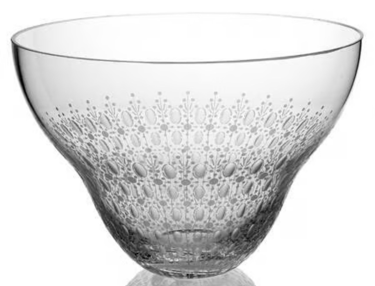 Rare Rosenthal Motif Romance Crystal Serving Bowl 5.5” Tall X 8.5” Wide VTG Rare Rosenthal Motif Romance Crystal Serving Bowl 5.5” Tall X 8.5” Wide VTG