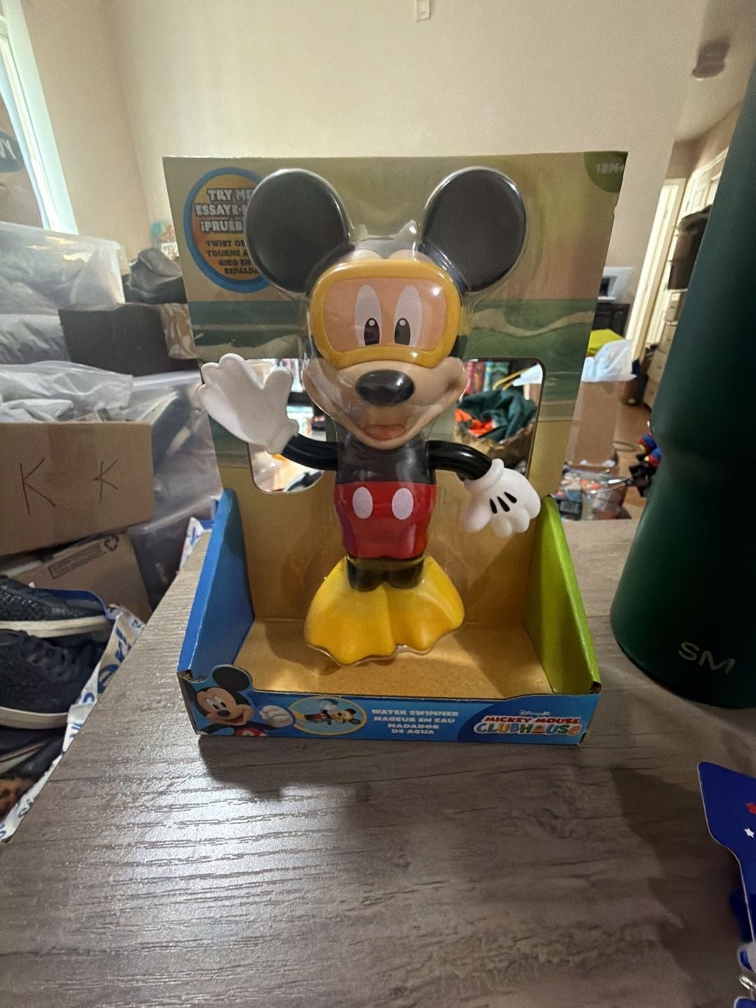 Disney Junior Mickey Mouse Clubhouse Water Swimmer Bath Toy New