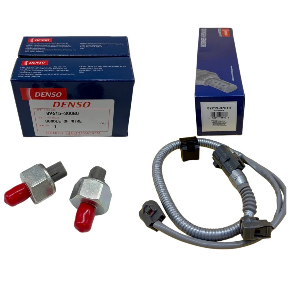 2x DENSO Knock Sensor & Harness For Lexus GS300 GS400 Toyota RAV4 89615-30080