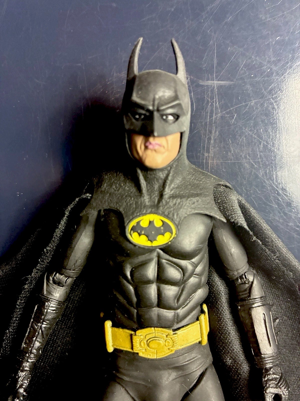 NECA 1989 Michael Keaton Batman 25th Anniversary Action Figure 89 NECA 1989 Michael Keaton Batman 25th Anniversary Action Figure 89
