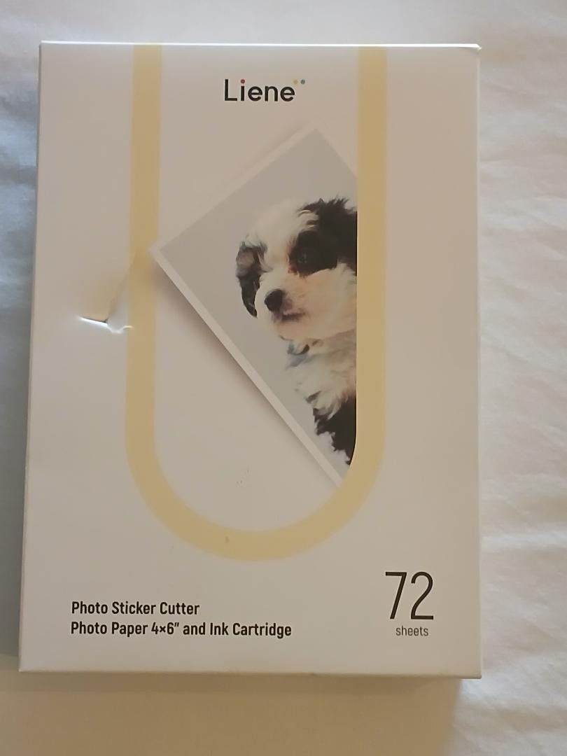 Liene 72 Sheets Photo Sticker Cutter Paper 4x6 Ink Cartridge SD42
