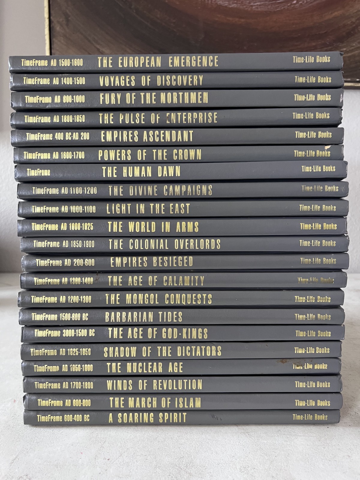 Time Life - Time Frame Hardcover Books Set of 21 Volumes - Nice condition Time Life - Time Frame Hardcover Books Set of 21 Volumes - Nice condition