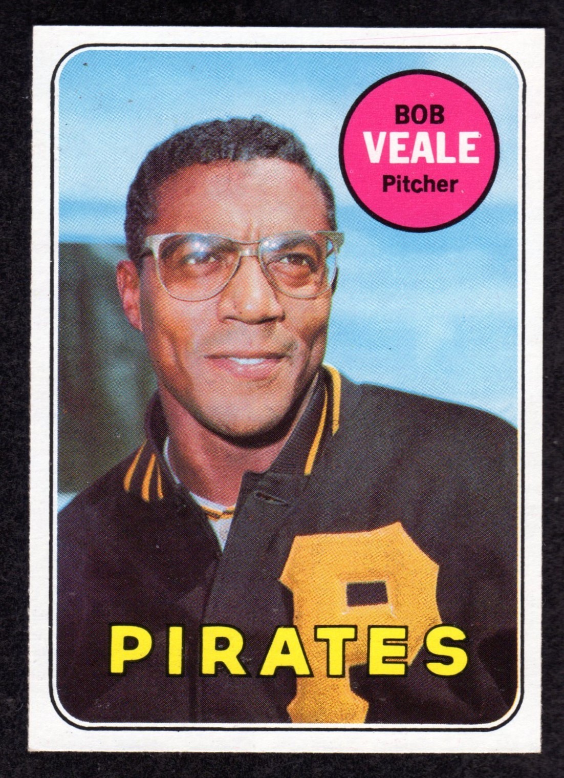 1969 Topps #520 Bob Veale Pittsburgh Pirates Baseball Card Well Centered NM