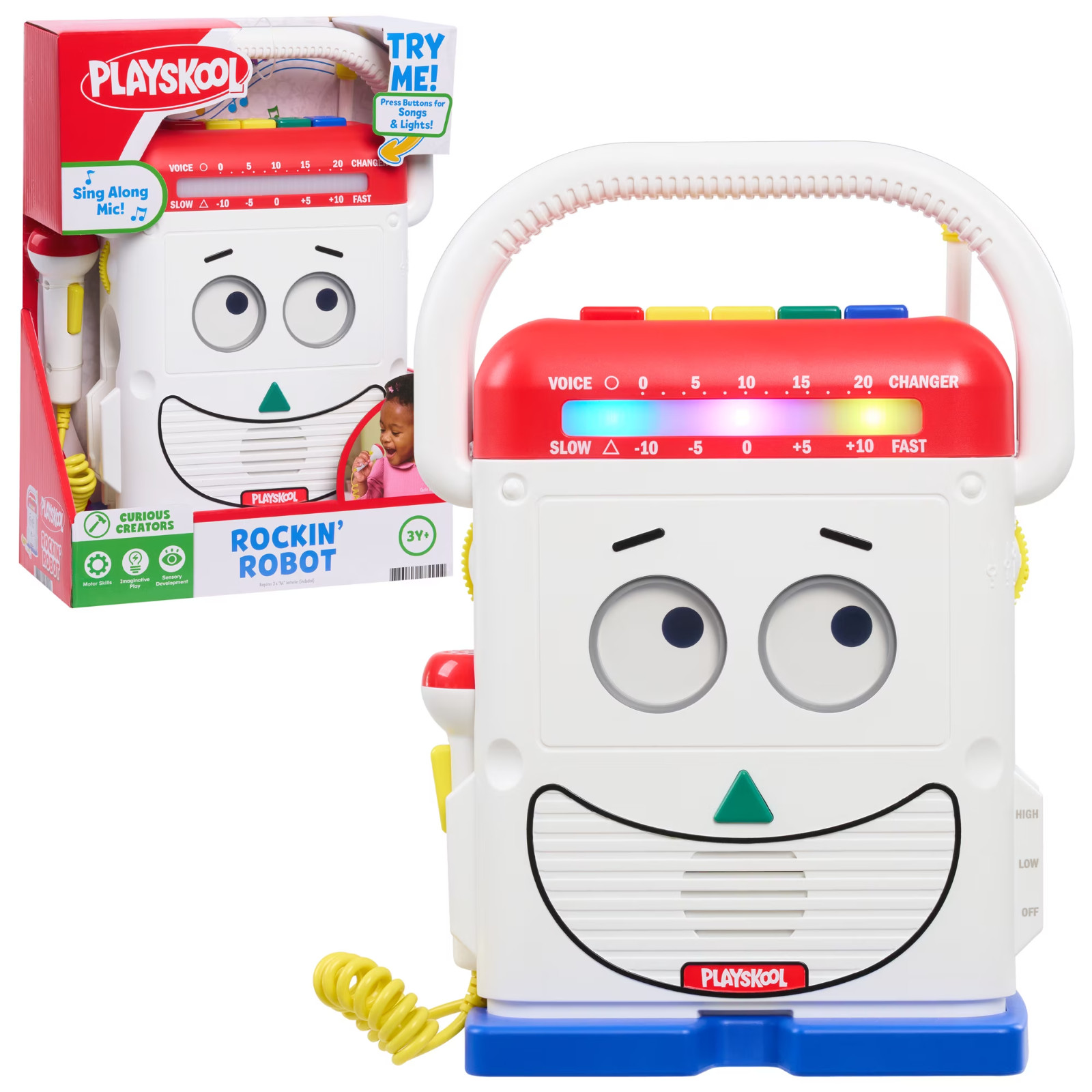 Playskool Rockin\' Robot Reissue 2026 TOY STORY Mr. Mike Toy Story Karaoke NIB Playskool Rockin\' Robot Reissue 2026 TOY STORY Mr. Mike Toy Story Karaoke NIB