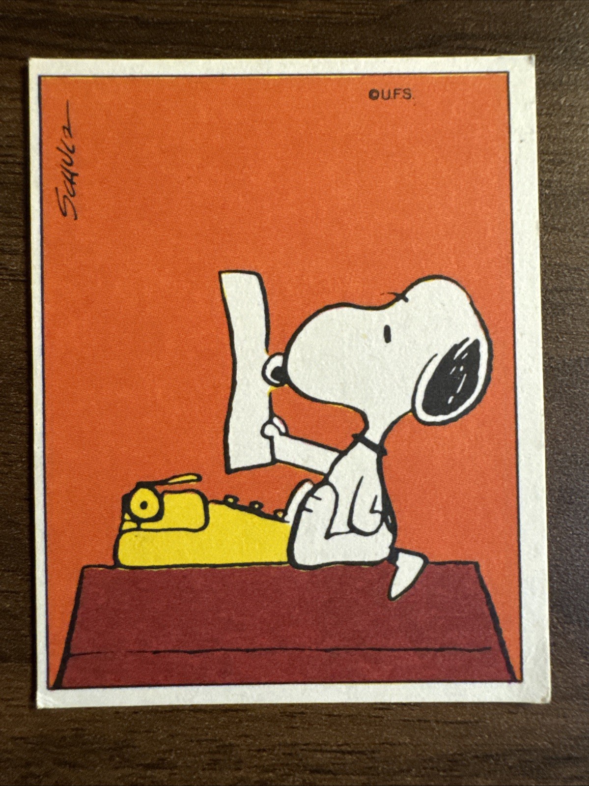 Snoopy (Peanuts), 1971 Le Figurine Di Linus, #77, ~NM