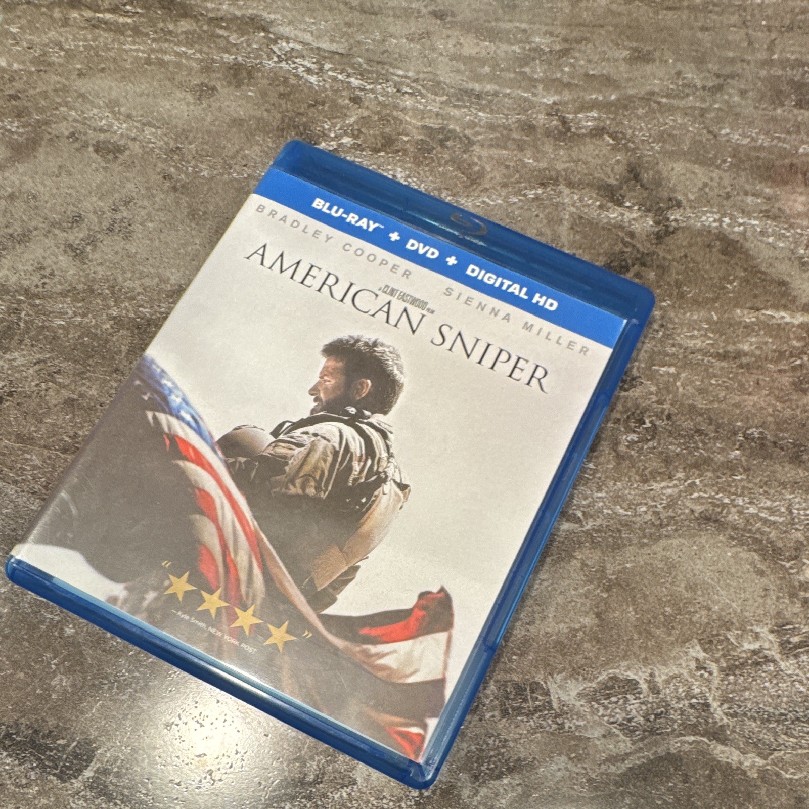 2014 American Sniper Blu-ray/DVD/Digital HD Bradley Cooper Sienna Miller