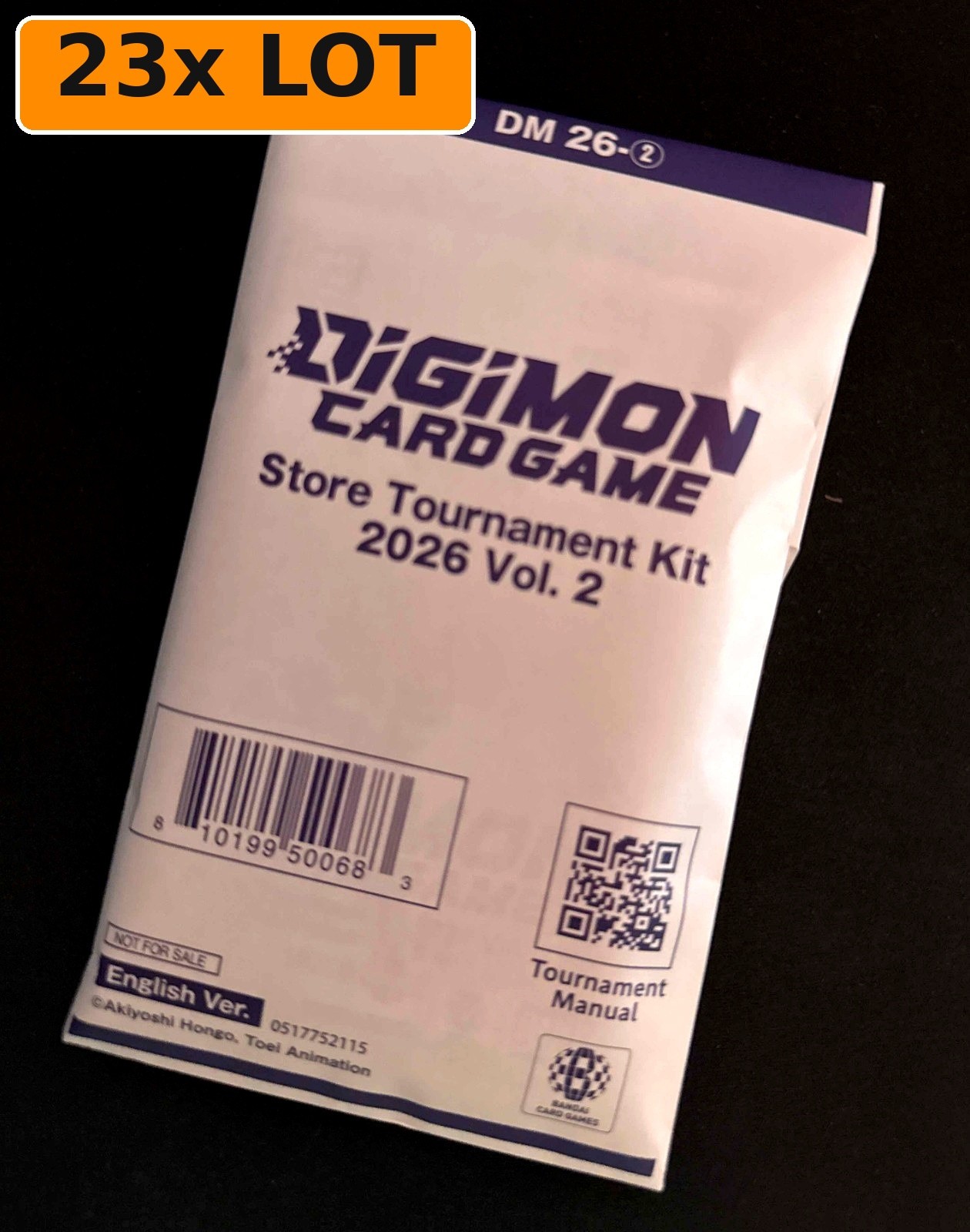 23x Digimon Card Game Store Tournament Kit 2026 Vol 2 English Sealed
