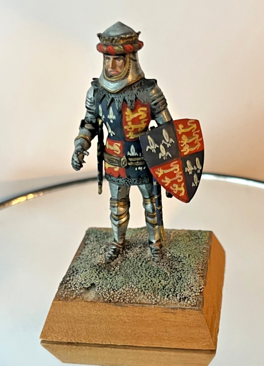 AeroArt St Petersburg Edward Black Prince Knight Toy Soldier Signed Thor Johnson