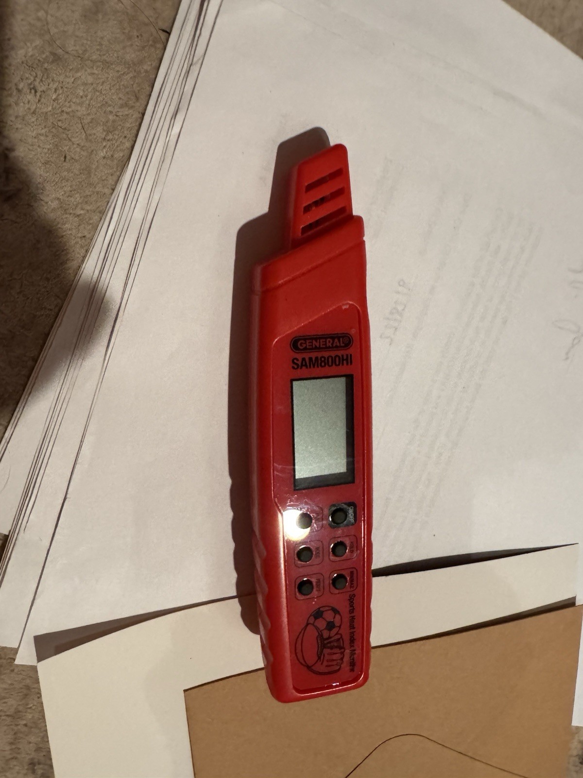 General SAM800HI Sports Heat Index Monitor General SAM800HI Sports Heat Index Monitor