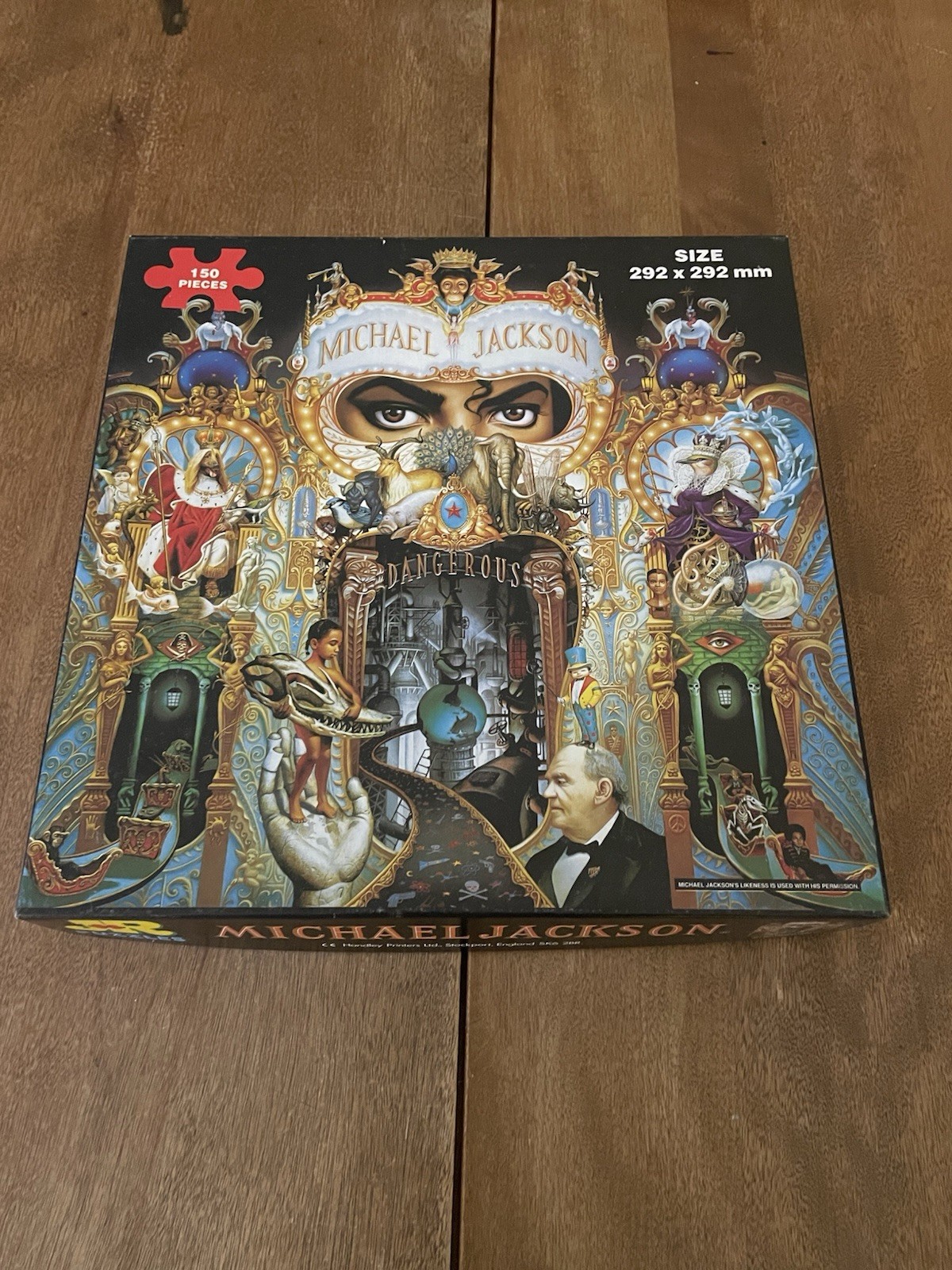 Michael Jackson Vintage 1991 Dangerous Jigsaw Puzzle Michael Jackson Vintage 1991 Dangerous Jigsaw Puzzle