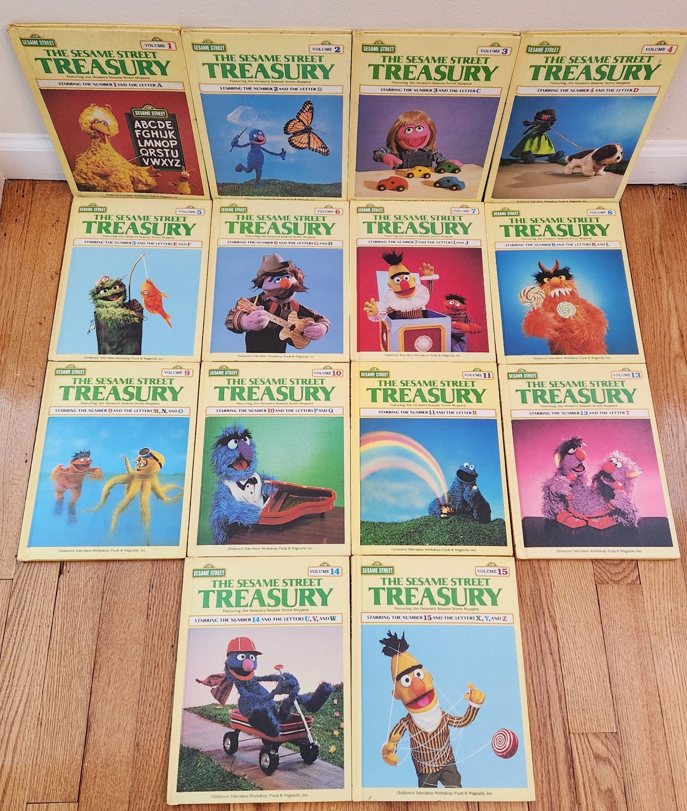 The Sesame Street Treasury Books Lot Vintage 1983 Lot of 14 The Sesame Street Treasury Books Lot Vintage 1983 Lot of 14