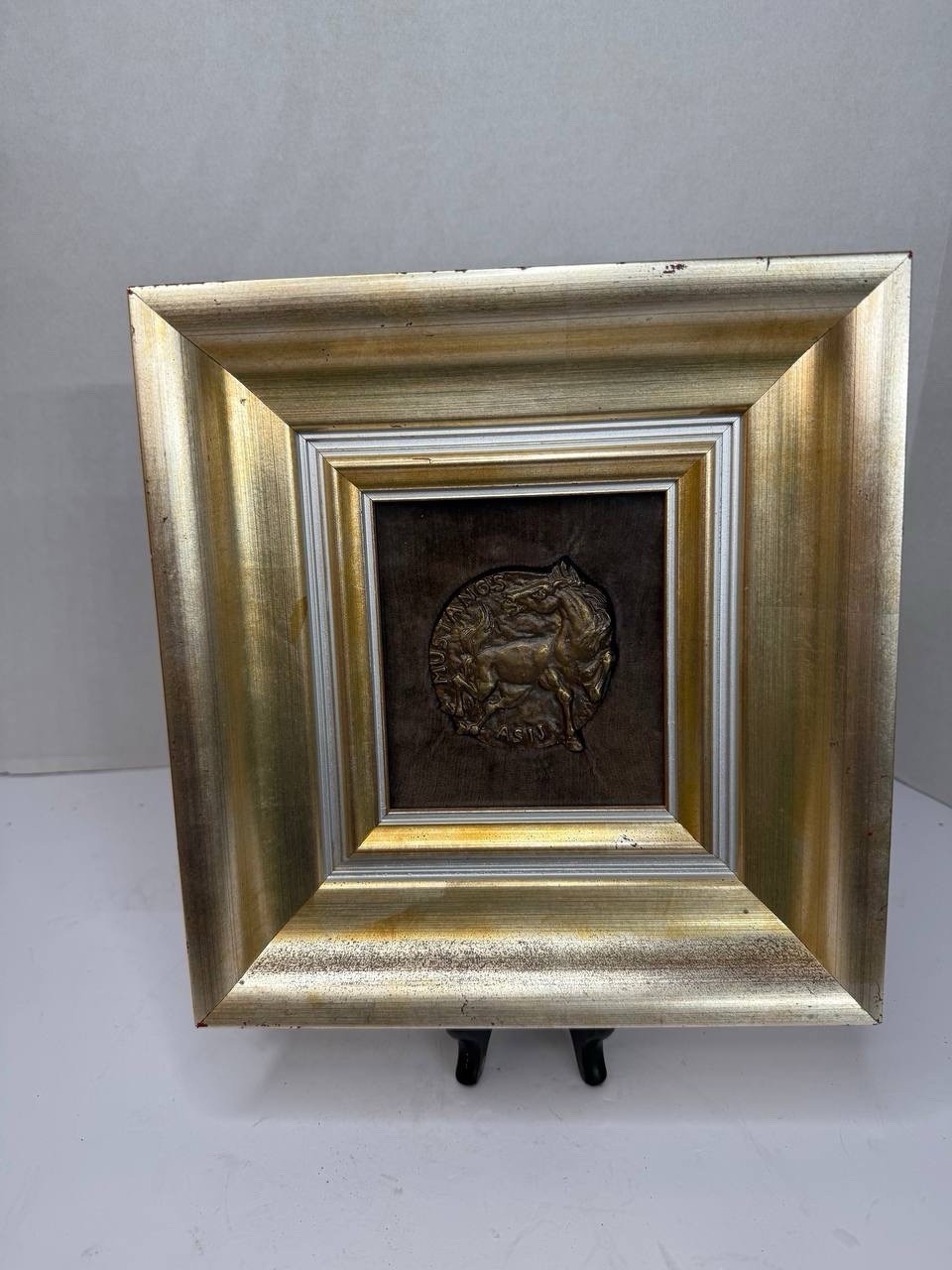 Vintage 1971 ASIJ Mustangs Sportsmanship Award Arnold Kim Framed Plaque