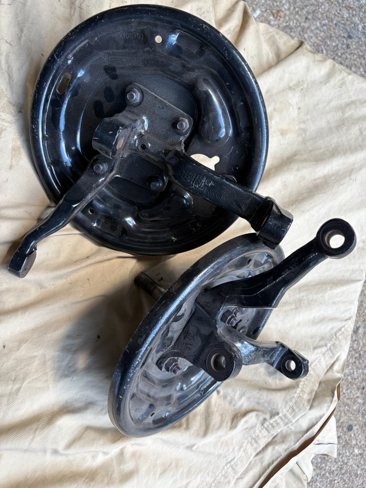 Rare OEM 1963 1964 V8 260 289 Brake Spindles Falcon Futura Sprint Ranchero Comet