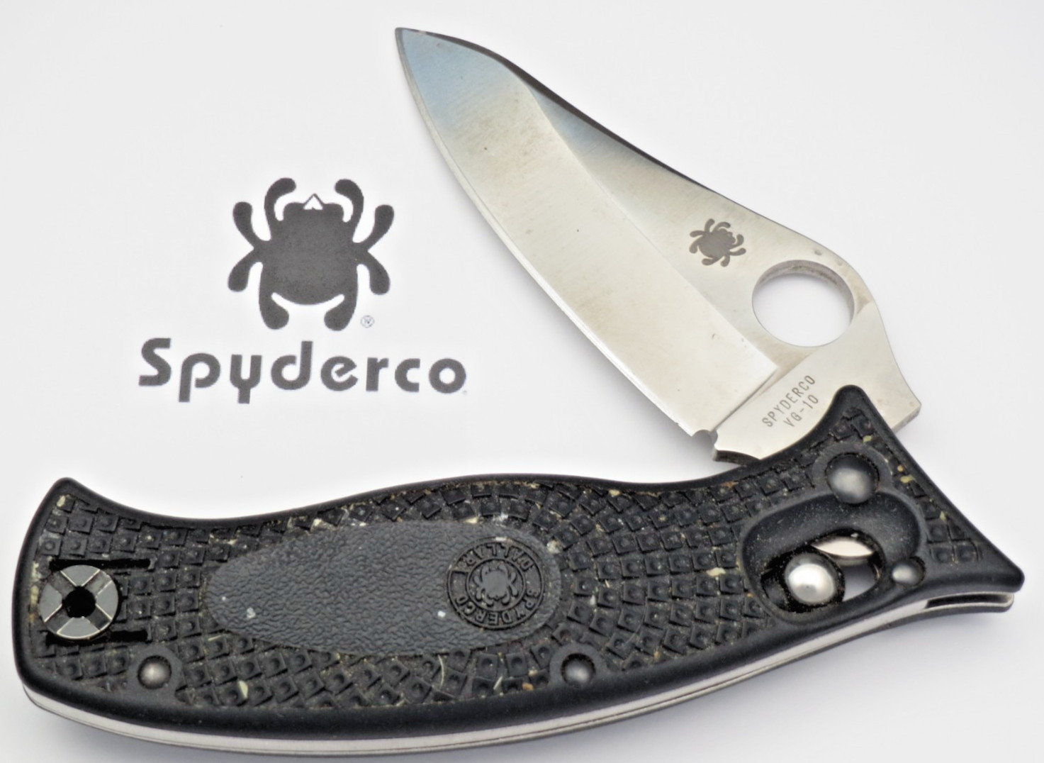 Rare Spyderco SEKI  CITY JAPAN Liner Lock Folding Knife - D'ALLARA VG-10