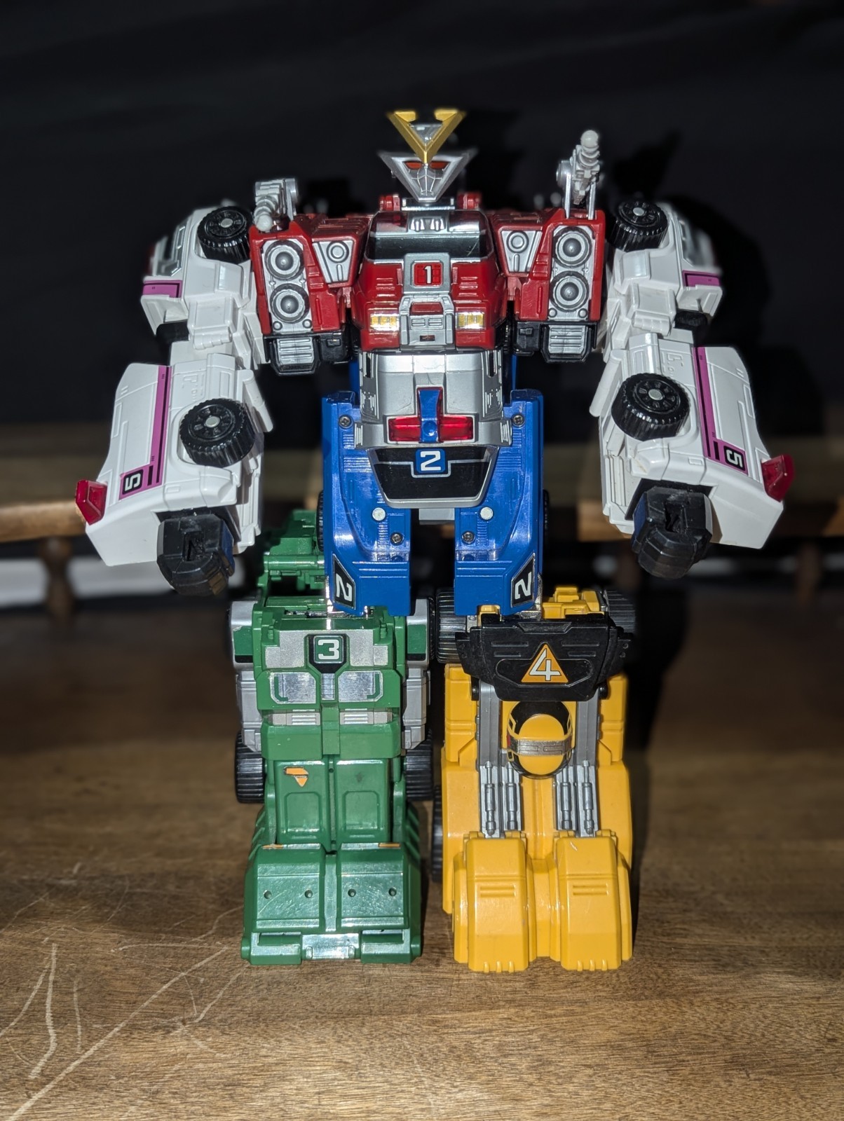 1997 Bandai Power Rangers Turbo Deluxe Double Morphing Rescue Megazord 1997 Bandai Power Rangers Turbo Deluxe Double Morphing Rescue Megazord