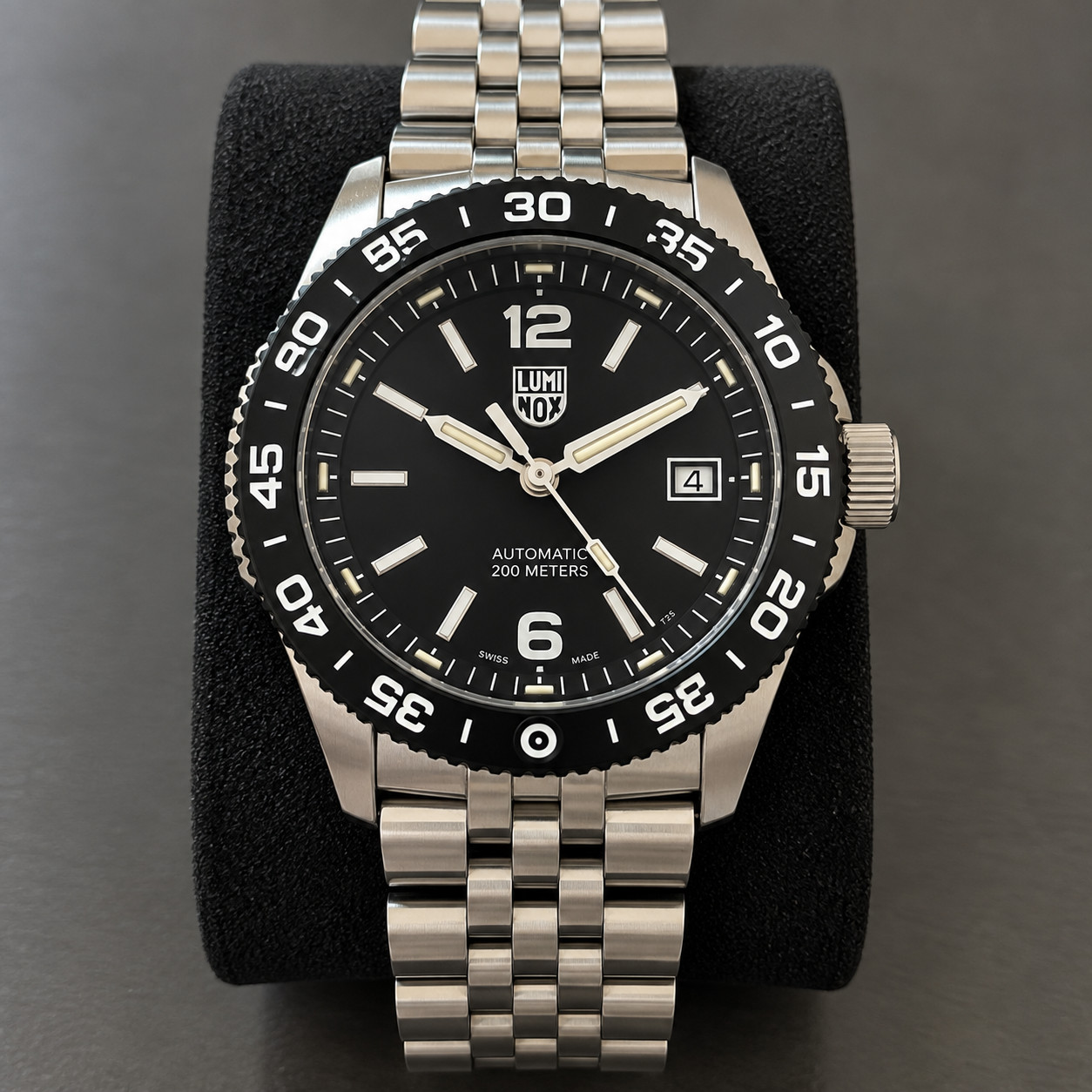 Luminox, Atacama Field, Automatic, XL.1902, 44mm, Men\'s, Stainless Steel, Black.