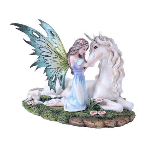 PT Pacific Giftware Fairy Princess with her Unicorn Figurine PT Pacific Giftware Fairy Princess with her Unicorn Figurine