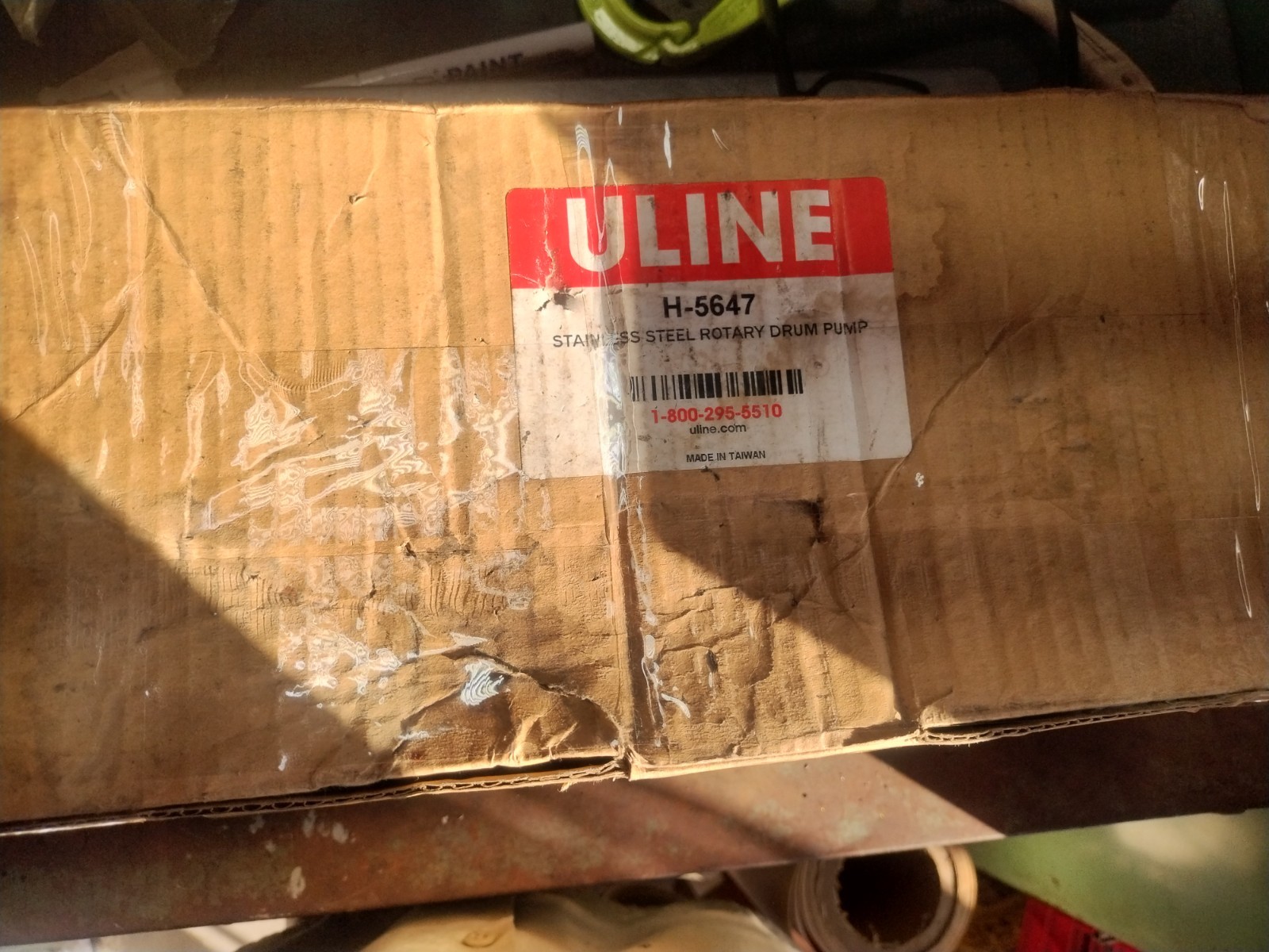 ULINE Stainless steel Drum Rotary Barrel Pump H-5647 ULINE Stainless steel Drum Rotary Barrel Pump H-5647