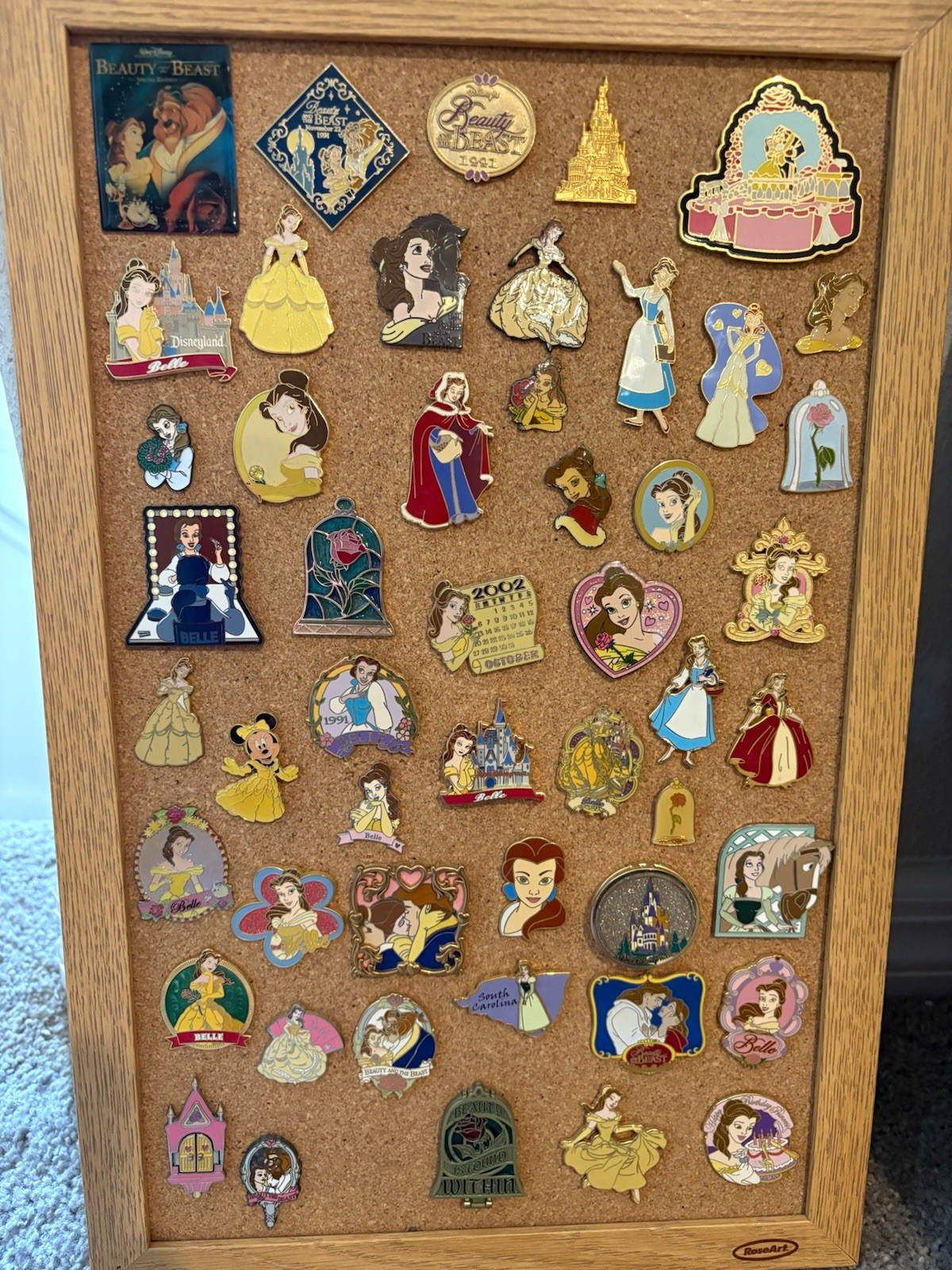 Disney Beauty and the Beast Belle Pin Set/Lot, Various Designs, 2002