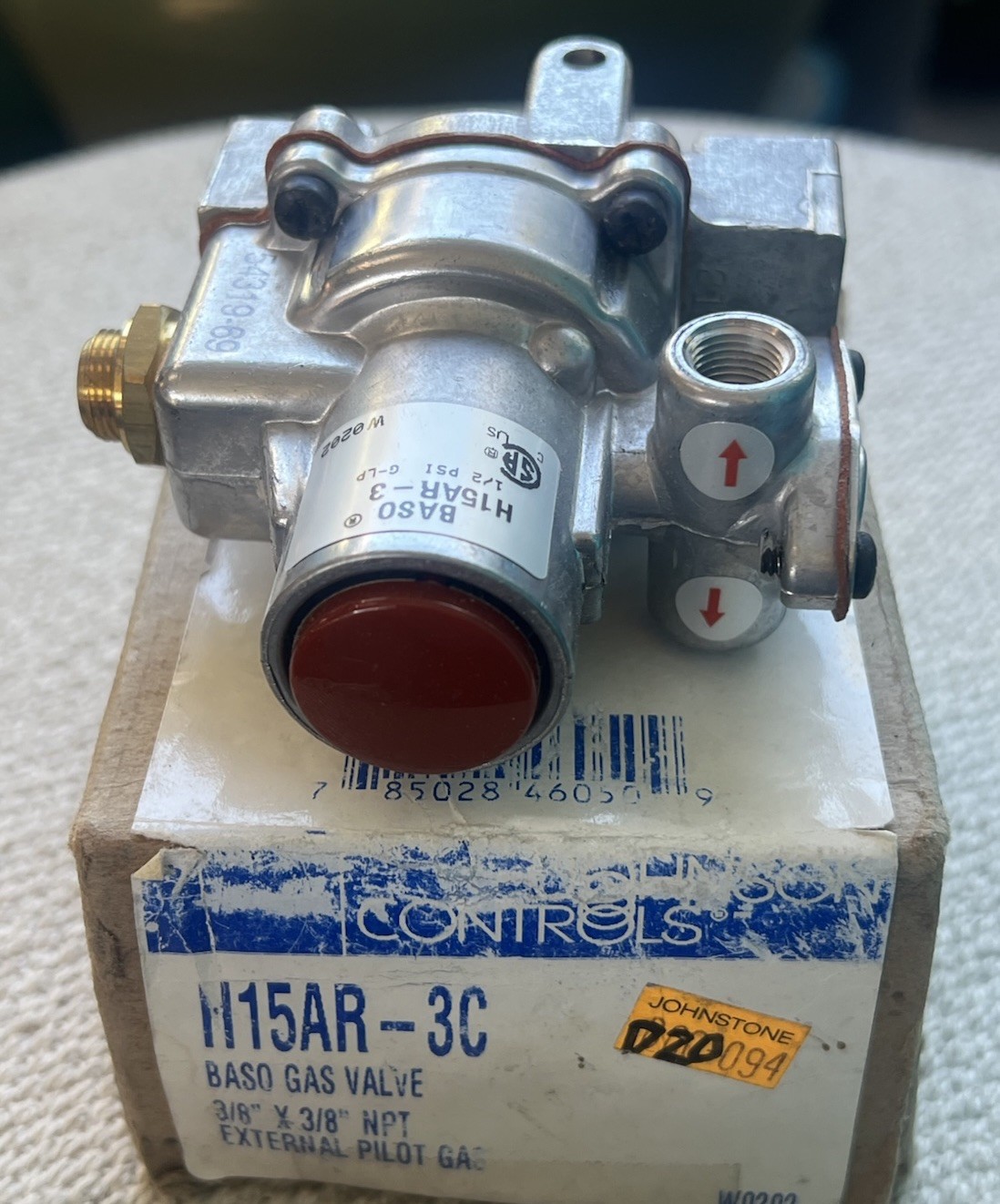 BASO H15AR-3 Pilot Safety Gas Valve 3/8” NPT 180 CFH Natural/LP NOS (3)
