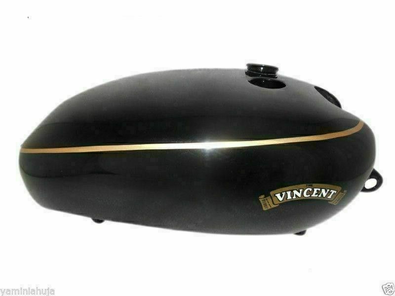 VINCENT BLACK PAINTED GAS FUEL PETROL TANK