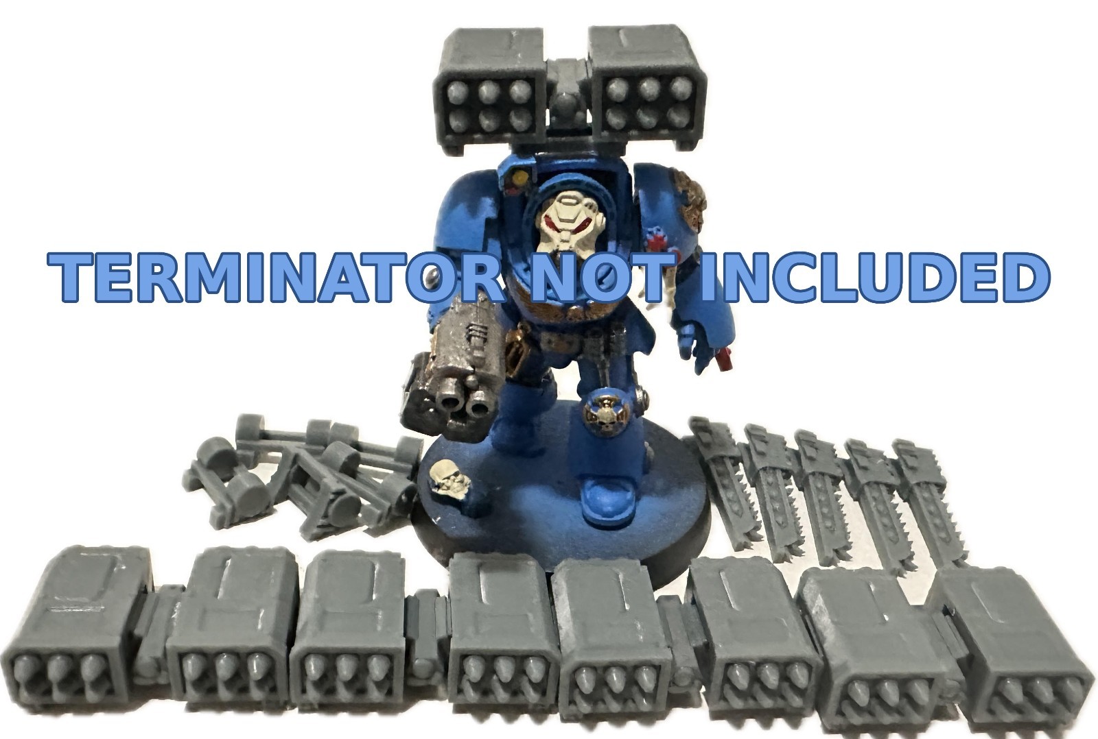 Custom 5 Cyclone Missile Launcher + 5 Chainfists Terminator Upgrade Pack 40k Custom 5 Cyclone Missile Launcher + 5 Chainfists Terminator Upgrade Pack 40k
