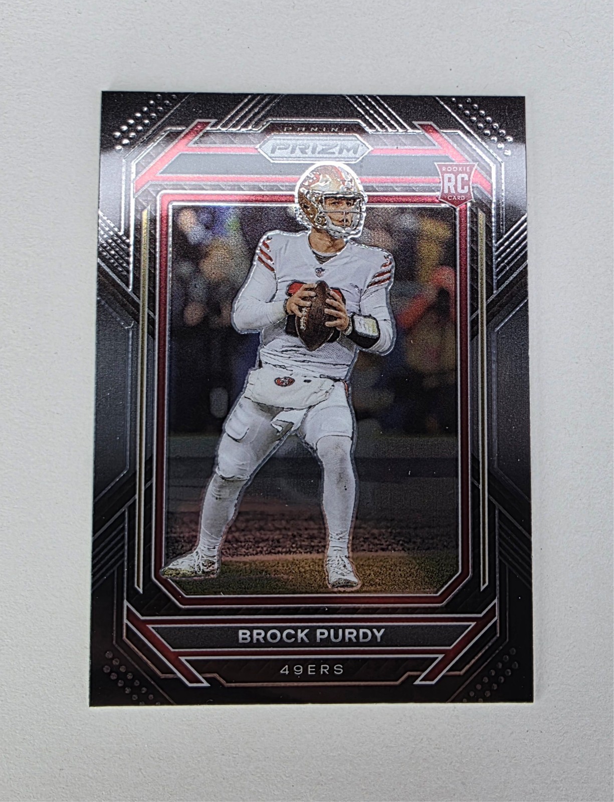 2022 Panini Chronicles Brock Purdy Prizm Black RC #PB-8 2022 Panini Chronicles Brock Purdy Prizm Black RC #PB-8