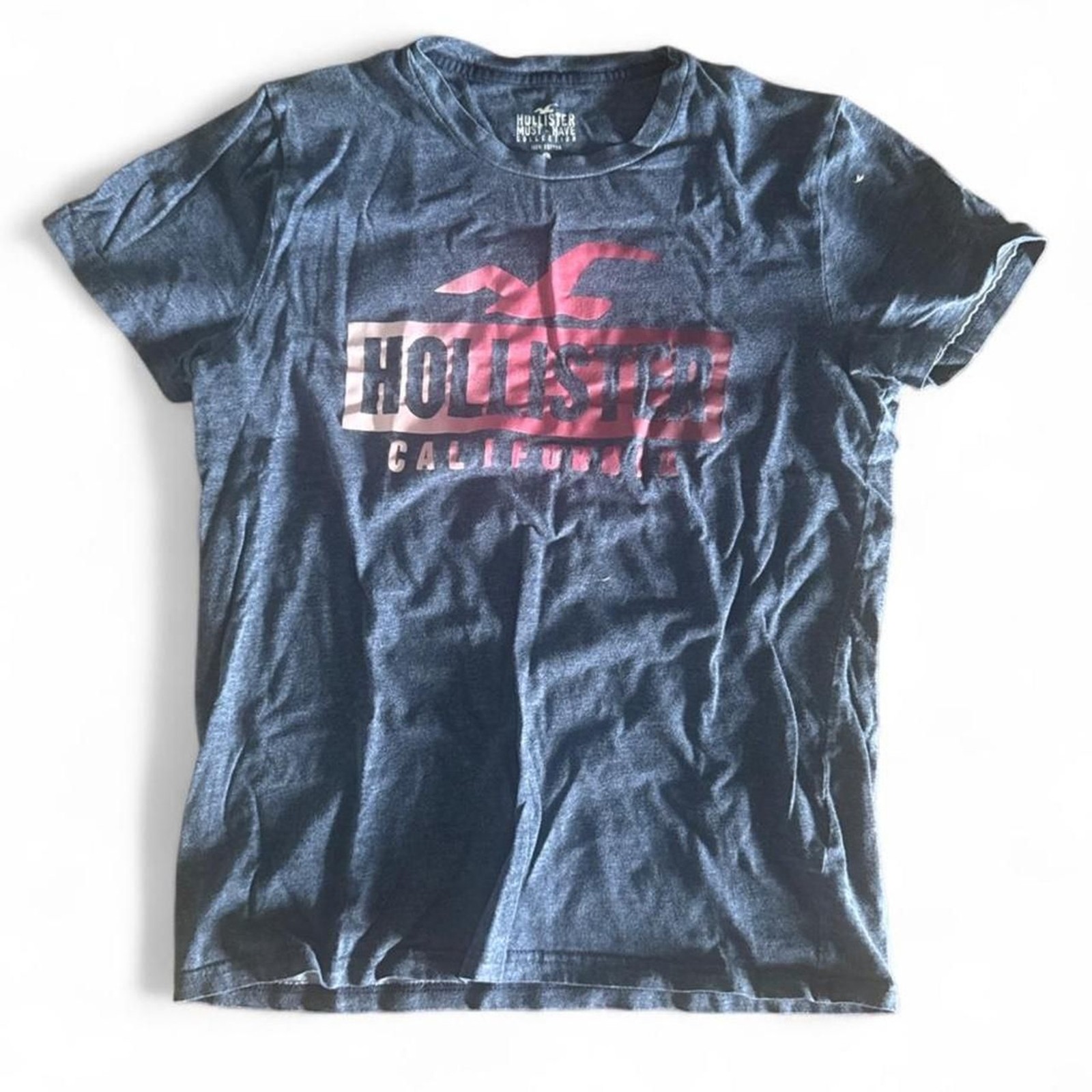 Hollister-co Men\'s navy blue T-shirt Hollister-co Men\'s navy blue T-shirt