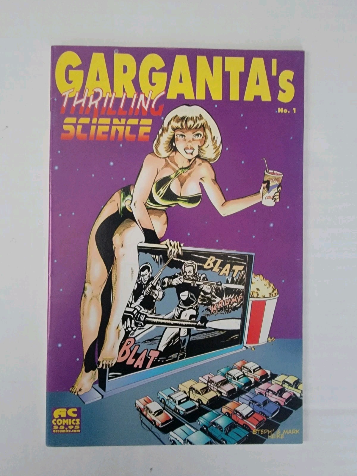 Garganta\'s Thrilling Science 1 AC 2001 Femforce giantess mark heike bill black 