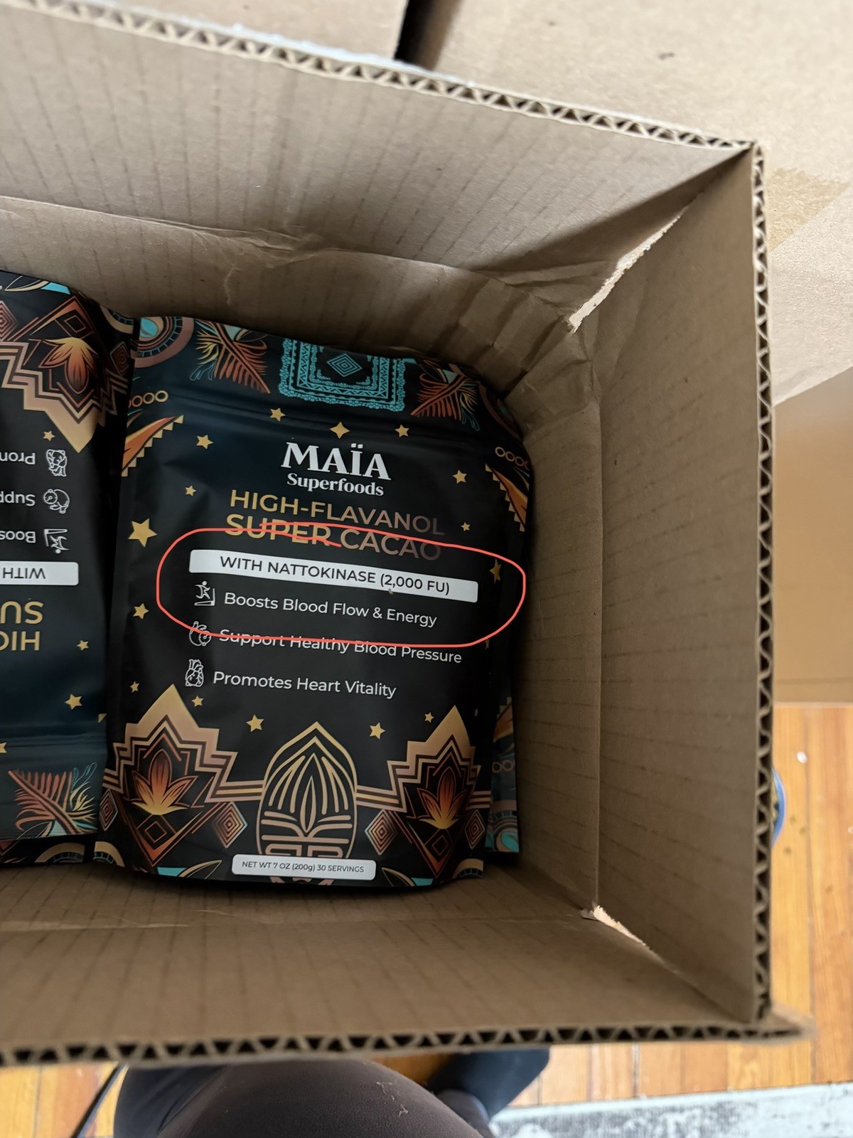 Maia High-Flavanol Super Cacao 7oz, 30 Servings Maia High-Flavanol Super Cacao 7oz, 30 Servings