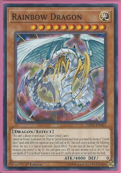 Yugioh - Rainbow Dragon - 1st Edition Card Yugioh - Rainbow Dragon - 1st Edition Card
