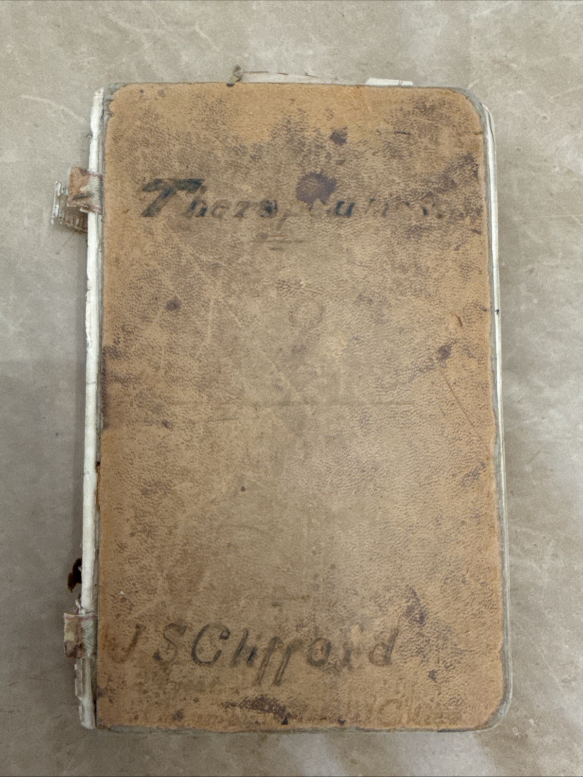 Early 1900s 1903 Manuscript Leather Bound Book journal Diary English Calligraphy Early 1900s 1903 Manuscript Leather Bound Book journal Diary English Calligraphy