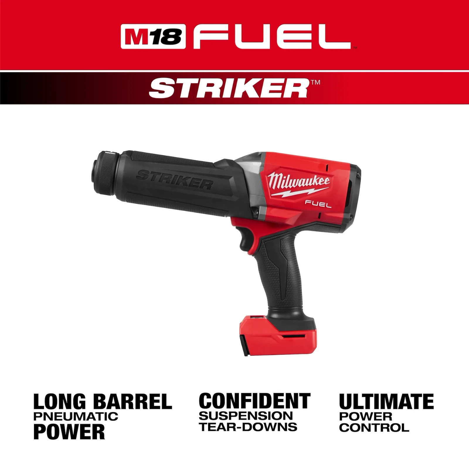 Milwaukee 3771-20 M18 FUEL STRIKER™ Hammer Chisel NEW Authorized USA Dealer Milwaukee 3771-20 M18 FUEL STRIKER™ Hammer Chisel NEW Authorized USA Dealer