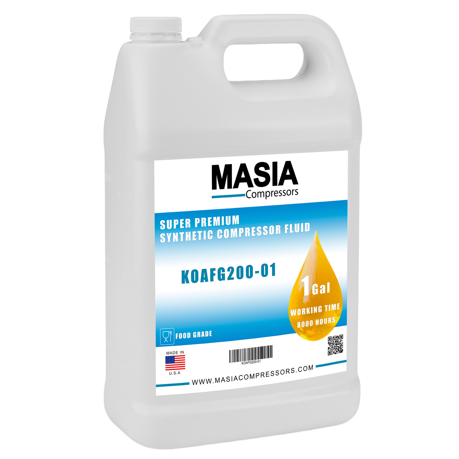 02250196-471 FG Lubricant Compatible with Sullair - 1 gal