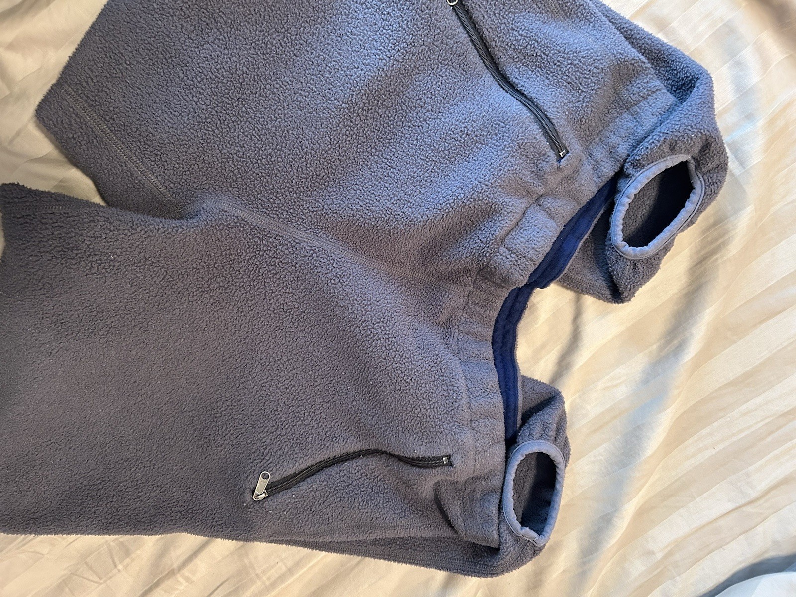 Vintage Patagonia Synchilla Fleece Pants Gray  Made In USA RARE TAG ERR