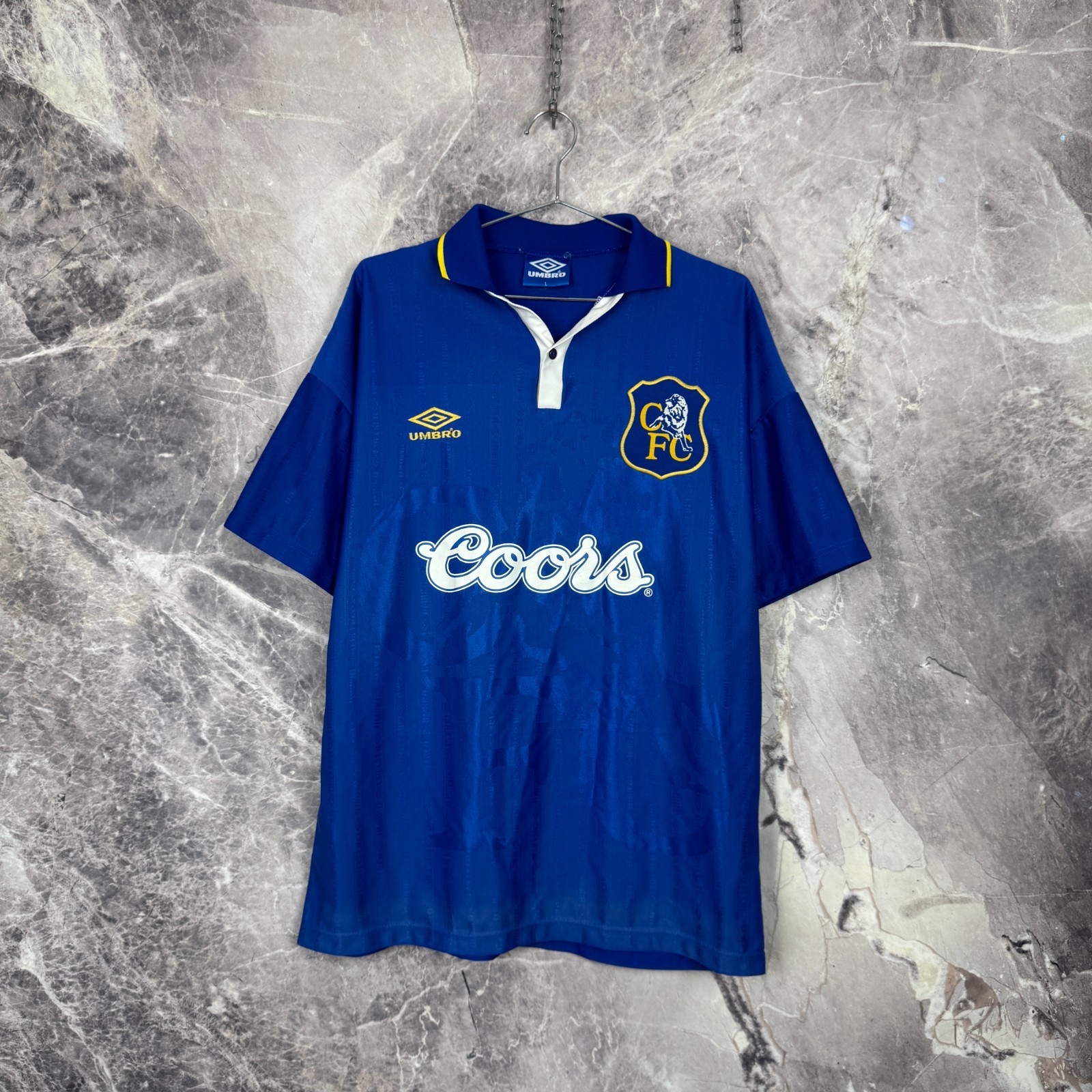 Chelsea 1995-1997 Home Soccer Jersey Umbro Vintage Original size L