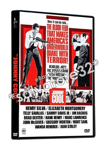 JOHNNY COOL (1963) DVD MOD Henry Silva Elizabeth Montgomery REGION 1 NTSC RARE