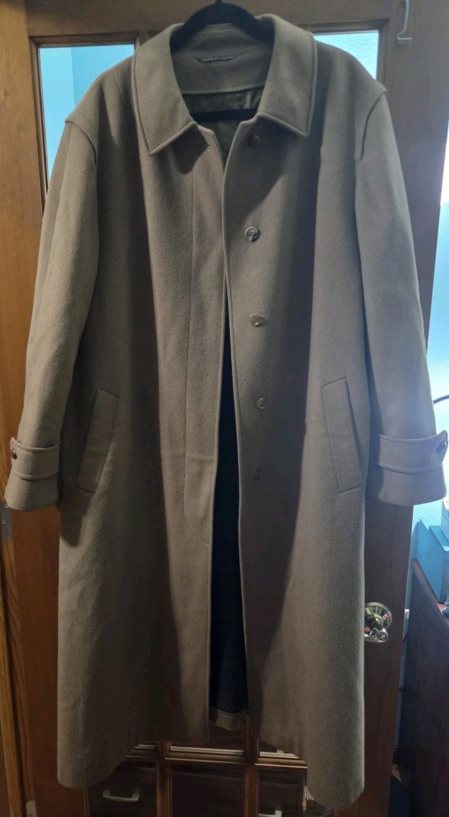 Steinbock Himalaya Loden Coat Made in Tyrol Austria Tan 20% Alpaca Men\'s 44 Steinbock Himalaya Loden Coat Made in Tyrol Austria Tan 20% Alpaca Men\'s 44