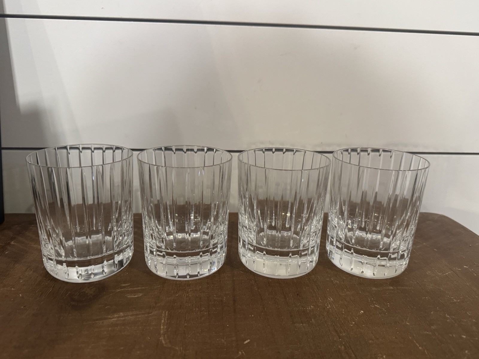 Set of 4 Vintage Baccarat Crystal Harmonie Glasses 3 3/4”