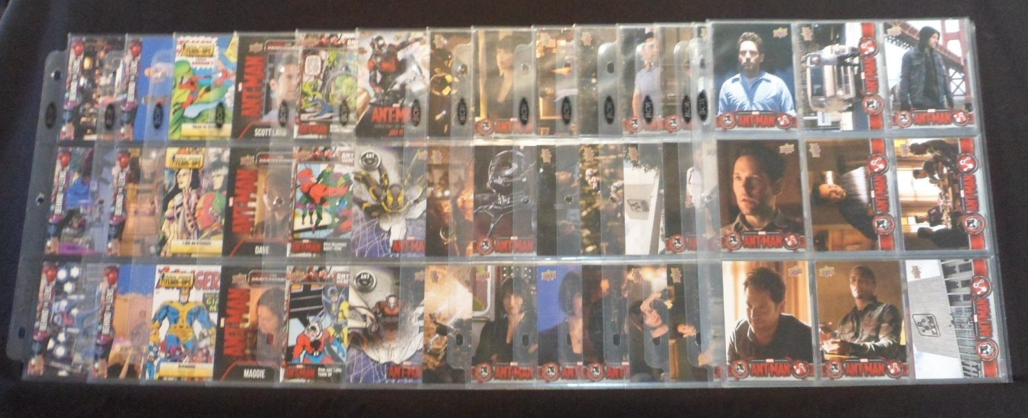 2015 UD Ant-Man Movie MINI-MASTER Set of 145 Cards (90 Base/6 Chase Sets)