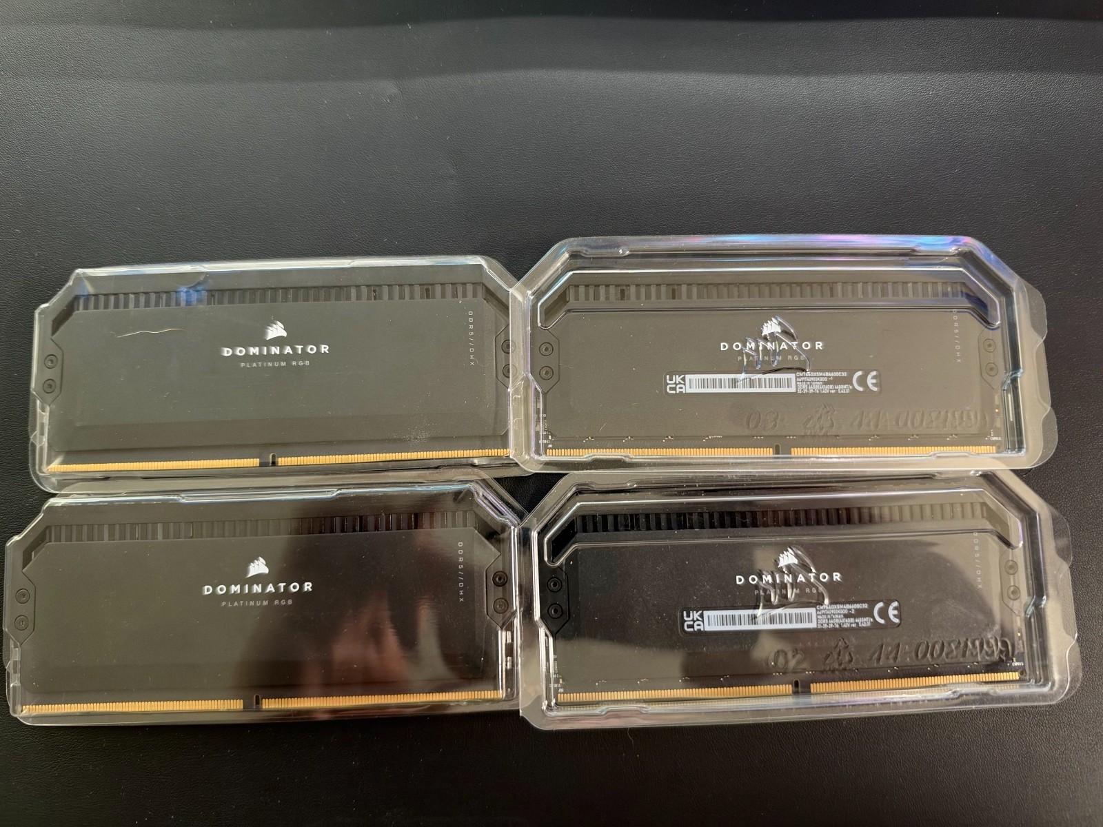 CORSAIR DOMINATOR PLATINUM RGB 64GB (4x16GB) DDR5 DRAM 6600MT/s CL32 Memory Kit CORSAIR DOMINATOR PLATINUM RGB 64GB (4x16GB) DDR5 DRAM 6600MT/s CL32 Memory Kit