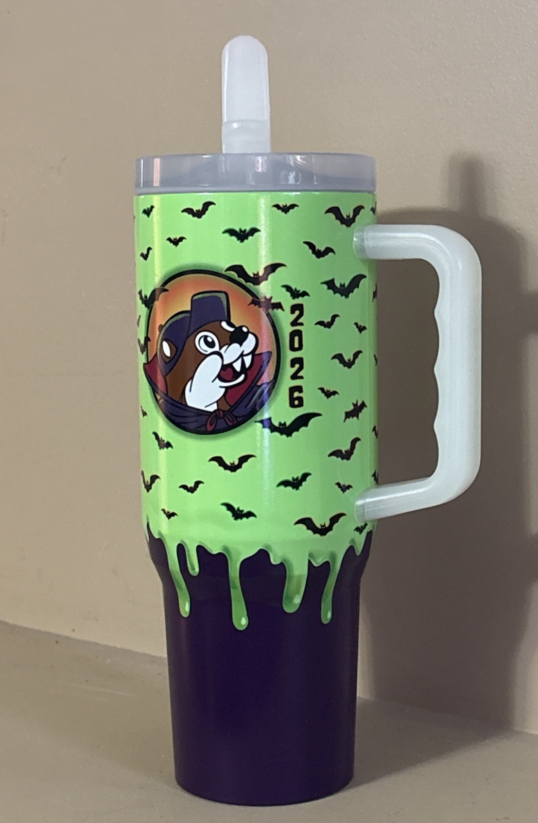 NEW Buc-ee’s Halloween Glow in the Dark 2026 Tumbler 40oz *missing paper wrap* NEW Buc-ee’s Halloween Glow in the Dark 2026 Tumbler 40oz *missing paper wrap*