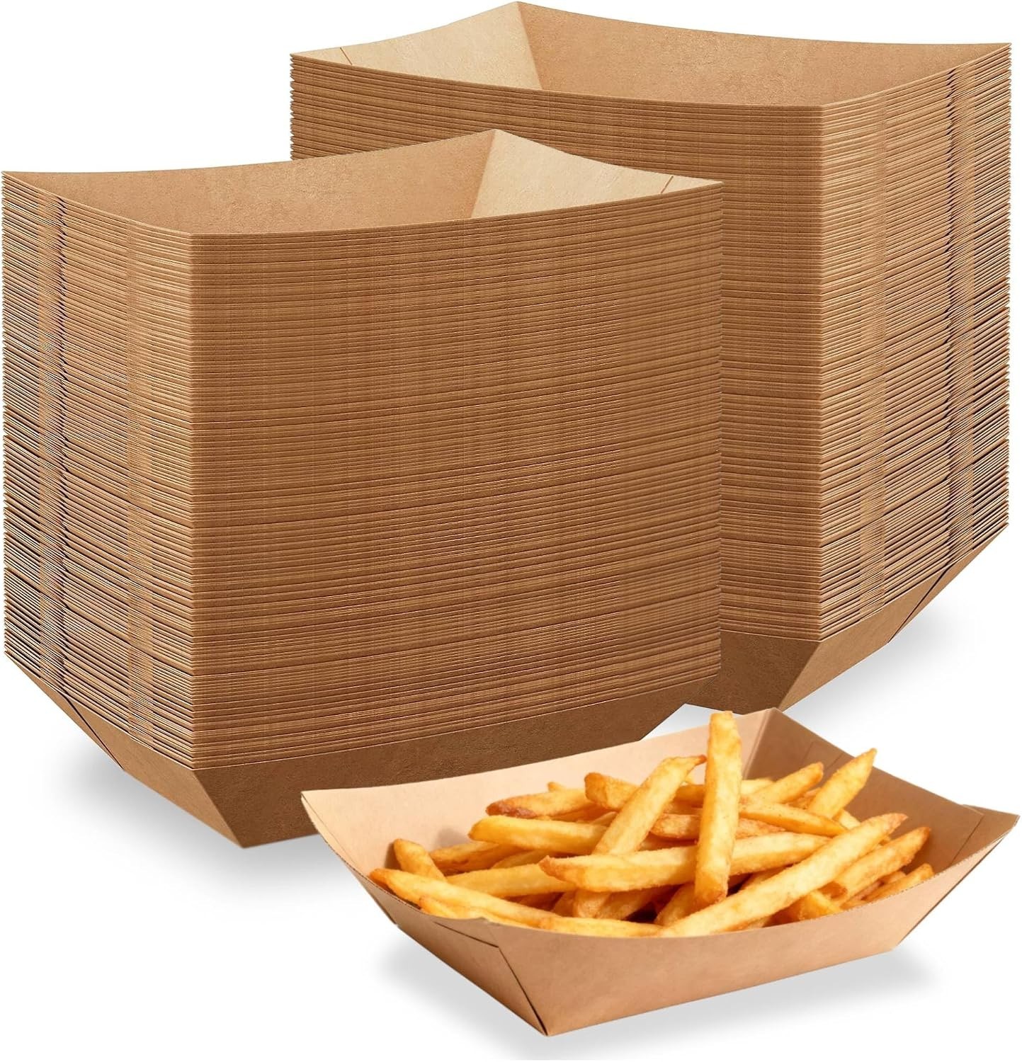 250 Pack 2lb Paper Food Boats - Heavy-Duty Food Trays Disposable,Paper Food T... 250 Pack 2lb Paper Food Boats - Heavy-Duty Food Trays Disposable,Paper Food T...
