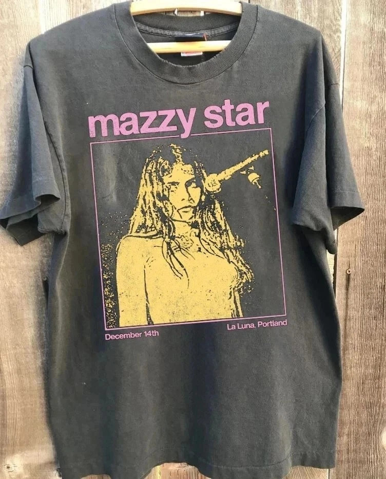 Mazzy Star Shirt, Mazzy Star Tour Charcoal T-shirt Unisex Men Women S-5XL A142